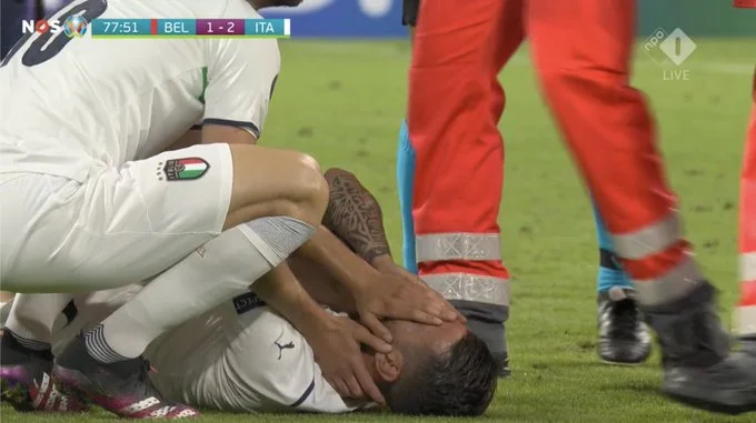 Termina Euro 2020 para Spinazzolan, la lesión que sufrió le dejará fuera durante muchos meses