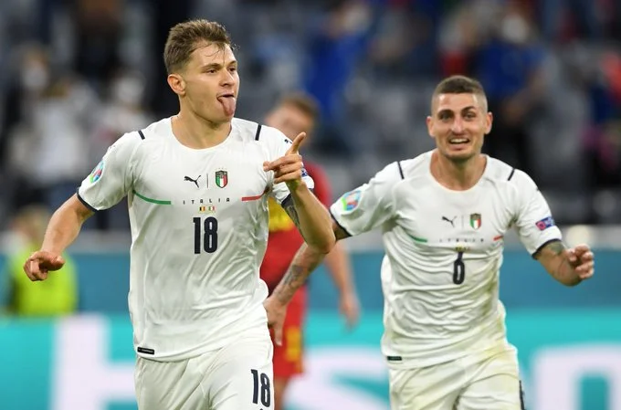 Italia se convierte en segunda semifinal después de una batalla contra Bélgica
