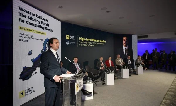 Kurti sugiere tres puntos para la UE y Estados Unidos sobre cómo cooperar con los Balcanes Occidentales