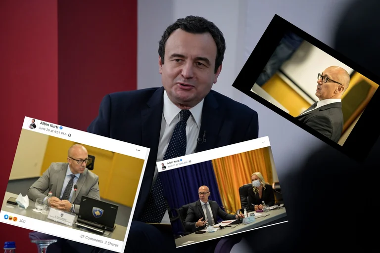 Warum, warum? : Kurti vertreibt Goran Rakiqi (Foto)