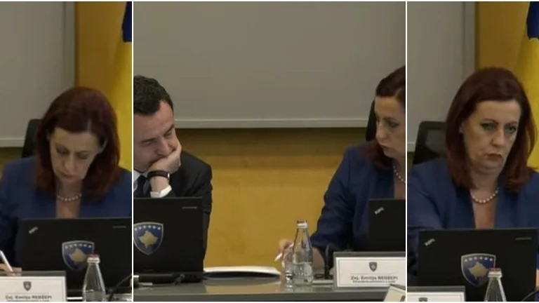Emilija Redzepi merr një “PO” nga Kurti, më pas ia bën me sy njërit ministër
