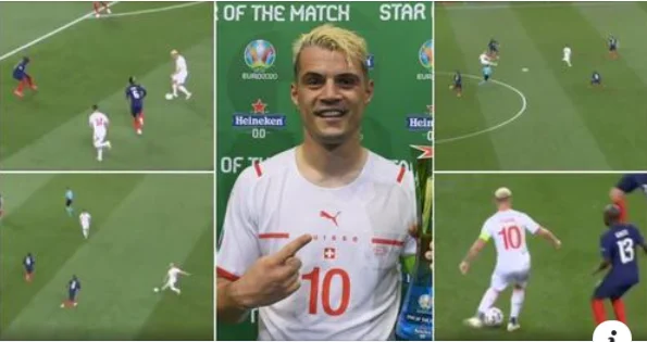 Xhaka u shndrrua në Pirlon e dikurshëm kundër Francës, derisa publikohet përmbledhja e paraqitjes drithëruese të tij