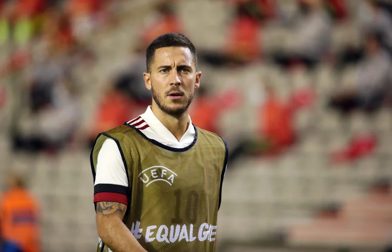 Eden Hazard përshëndetet nga Euro 2020