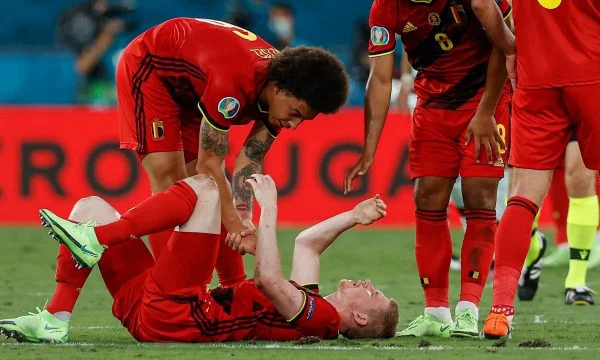 De Bruyne and Hazard were hurt against Portugal, Belgium coach talks about their situation
