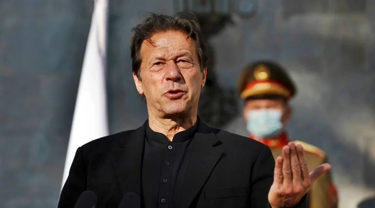 Pakistan's prime minister blames women for the violations being committed by men: They're putting on some clothes.