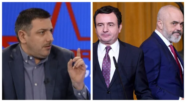 Syla mostra quello che chiama Edi Rama, Albin Kurti