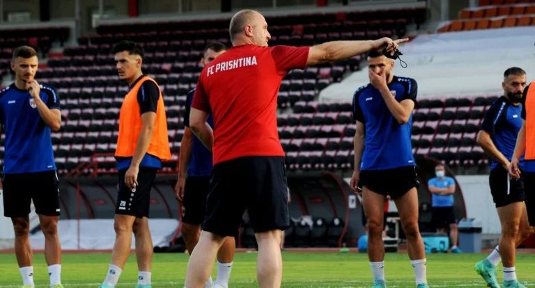 Pristina wraps up last training session, ready for preliminary final against amateurs from Andorra