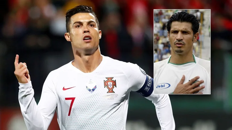 Reagon Ali Daei après que Ronaldo ait égalé son record au plus haut but national