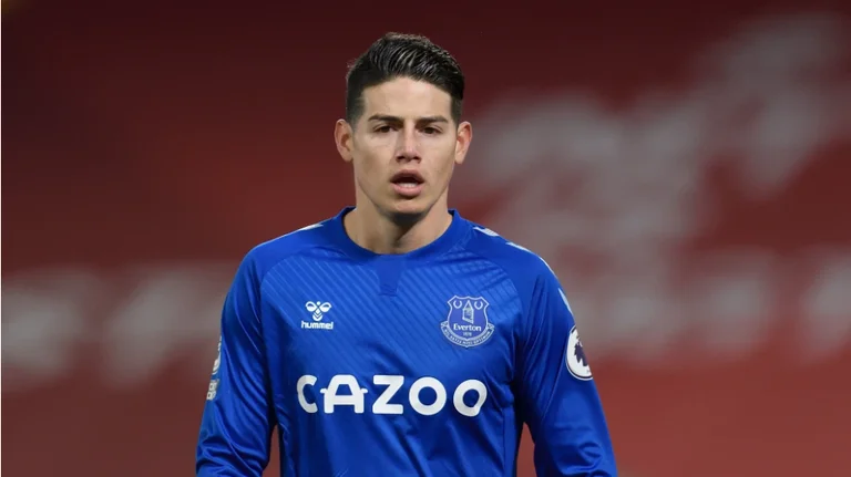 James Rodriguez se connecte à un transfert de choc à PL s'il quitte Everest.