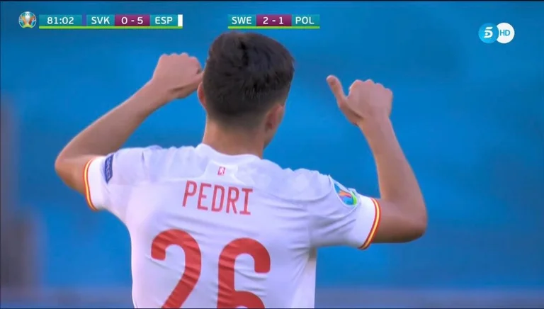 La performance de Pedri face à la Slovaquie montre que c'est une session