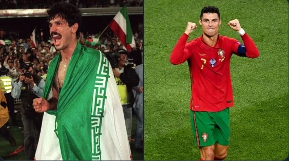 La légende iranienne félicite Ronaldo pour son succès