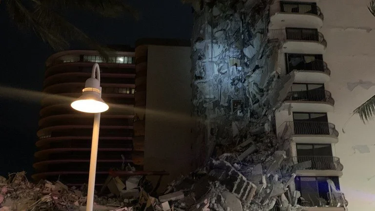 El edificio de 12 pisos está establecido en Miami: víctima reportada, gran operación de rescate