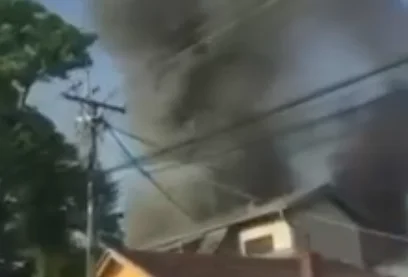 Polizeidetails das Feuer in Gracanica: Außer Materialschaden gibt es keine Verletzungen