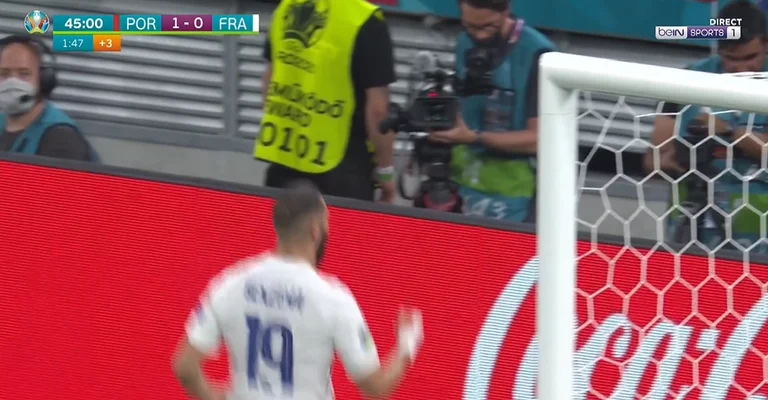 Frankreich passt die Dinge mit Portugal: Benzema trifft 11 Meter.