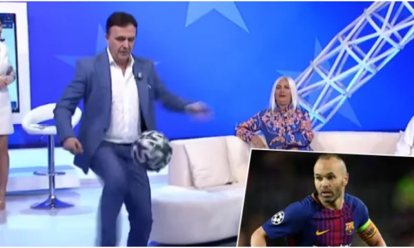 Naim Abazi dit que c'est comme Inista, regarde ce que tu fais avec la balle
