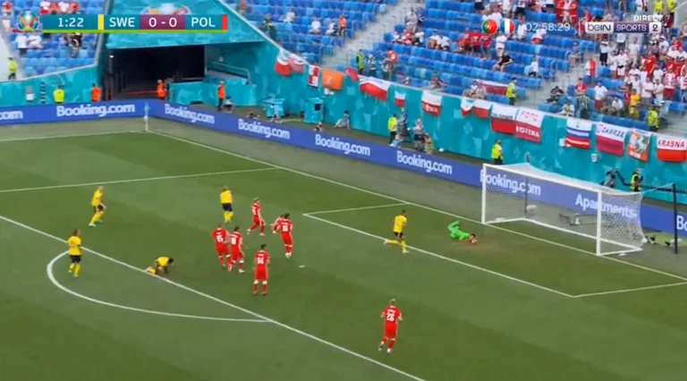 Pas de temps pour respirer, la Suède secoue la Pologne après seulement deux minutes de jeu
