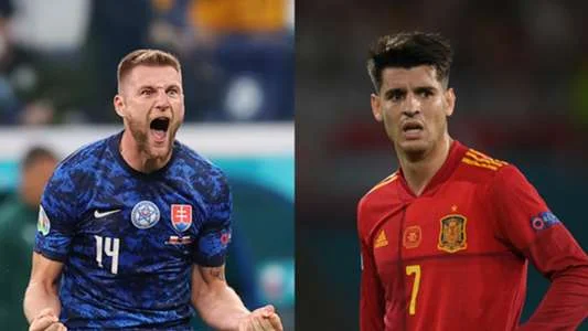 Formazioni ufficiali: Slovacchia-Spana