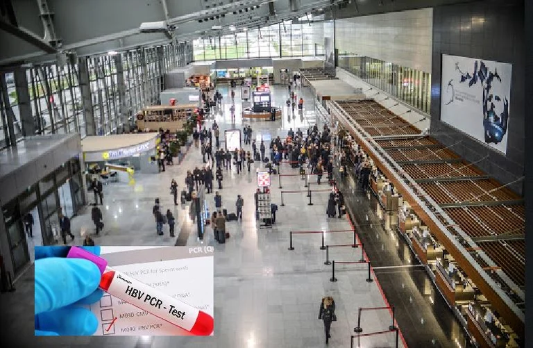 Exiles se plaint que pourquoi vacciné, Aéroport de Pristina est demandé pour le test PCR