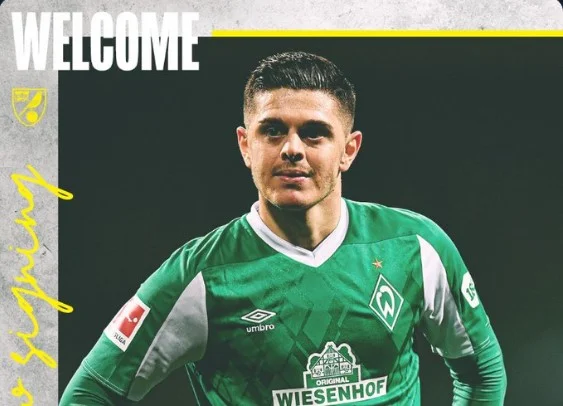 Milot Rasica s'adresse à Werder Brême avec une lettre émotionnelle après avoir formalisé à Norwich