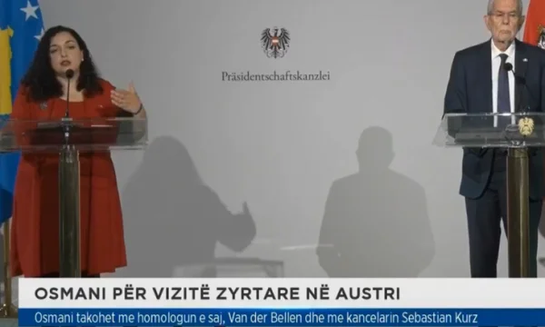 Osman en Autriche: Avec la Serbie, aucune autre solution que la reconnaissance mutuelle avec les frontières actuelles du Kosovo