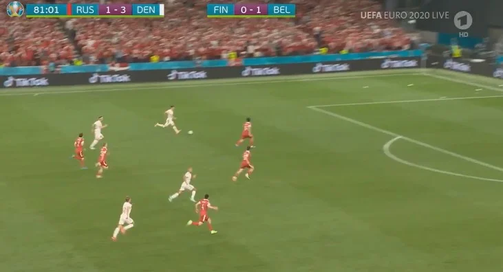 Le Danemark frappe la misère de la Russie sur la tête: Deux buts pendant deux minutes et nous nous rencontrons au prochain Européen