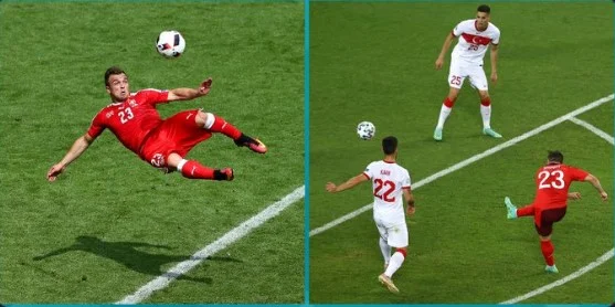 Llogaria zyrtare e Euro 2020 krahason eurogolat e Shaqirit: Bën sondazh për ta zgjedhur më të mirin