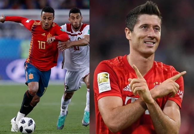 Spanien Das sind offizielle Formationen.