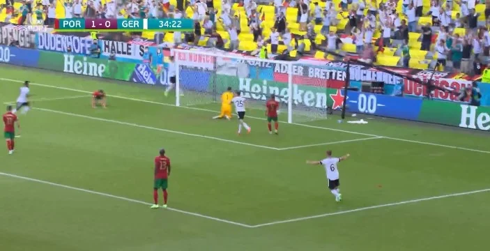 Nuk dorëzohet lehtë Gjermania, Kimmich detyron Portugalinë të shënojë autogol me një goditje volej
