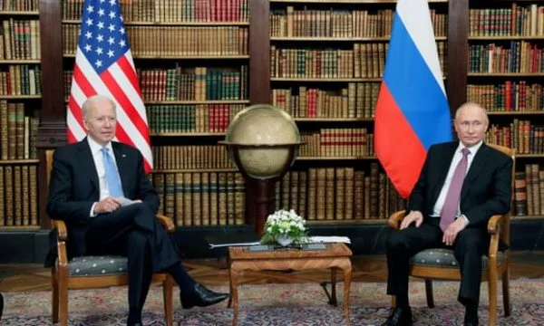 Pamje brenda takimit Biden-Putin në Zvicër