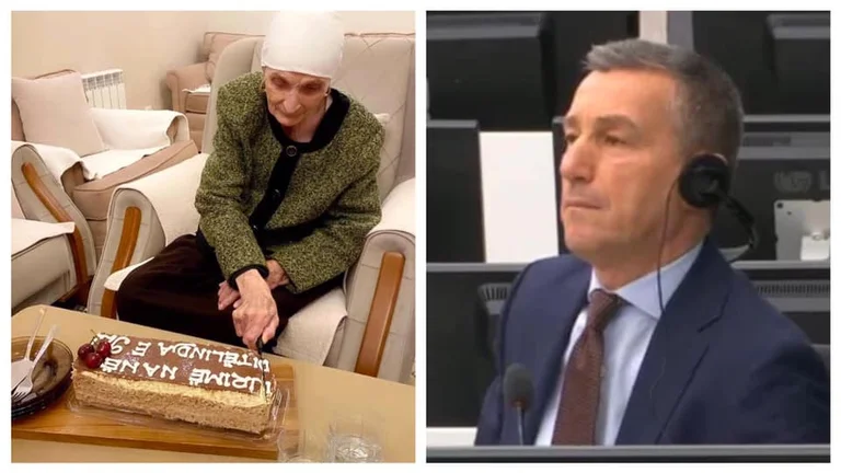 Në mungesë të birit të saj, nëna e Kadri Veselit feston ditëlindjen e 92-të