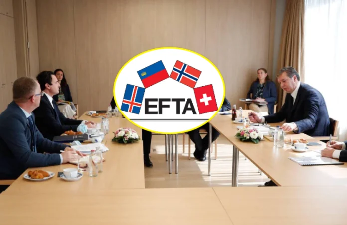 Was ist der EFTA- EWR, den Premierminister Kurt in Brüssel erwähnt?