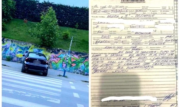 Policia gjobit qytetarin pasi rasti u raportua në rrjete sociale