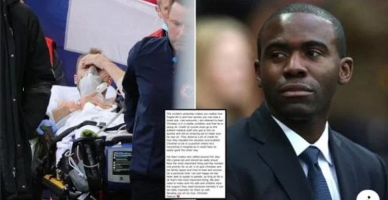 Edhe vetë kishte kolapsuar në fushë vite më parë, Fabrice Muamba i dërgon mesazh Eriksenit pas sulmit në zemër