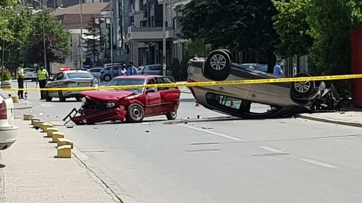 Accident grave à Pristina (FOTO)