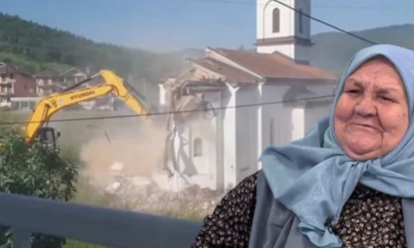 “Oggi ho assaggiato il caffè più dolce della vita, la donna nella cui corte la Chiesa ortodossa serba è crollata ieri.