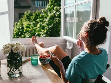 The morning - giving product more than coffee