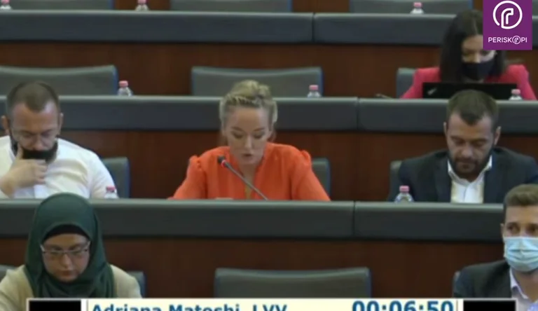 Adriana Matoshi leaves seven minutes without pause Glauk Konjufka: Reading Interesting Things