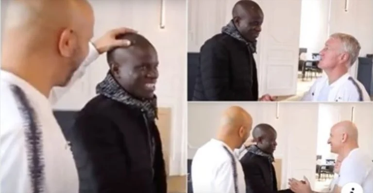 NíGolo Kante was delayed in France's training, but no one got mad at him because he's NʹGolo Kante.