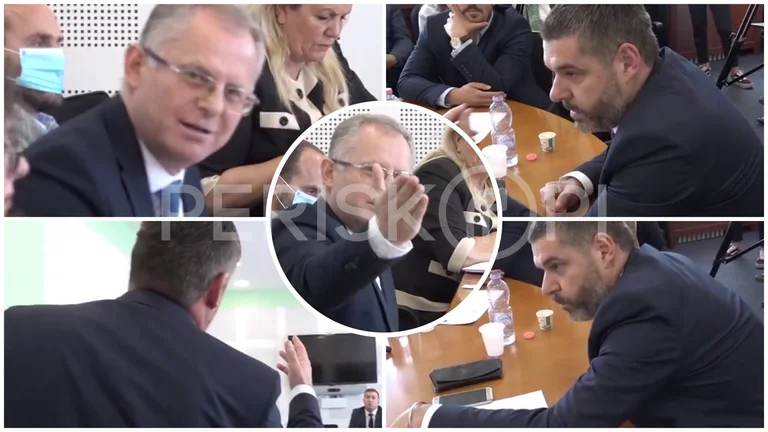 Traduzione: conversazione a tre minuti tra Ardian Kastrat e Besnik Bislim