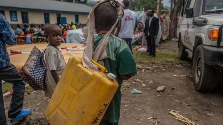 500 mil personas permanecen sin agua después de la erupción del volcán Congo