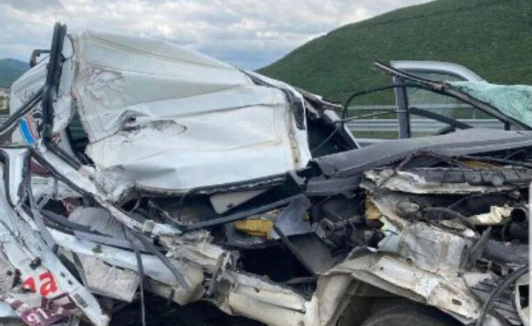 Un accidente grave en la carretera Arba Xhaferi