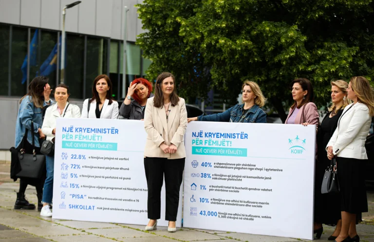 KEPF rivela le sfide dei bambini in Kosovo ai capi di stato
