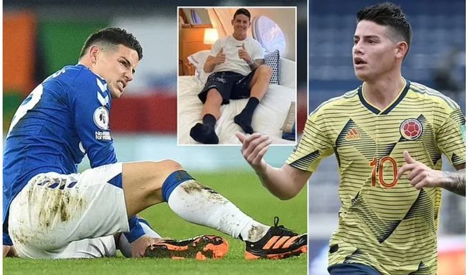 Everton per James: “C'era solo un infortunio minore, potevo giocare a Copa America