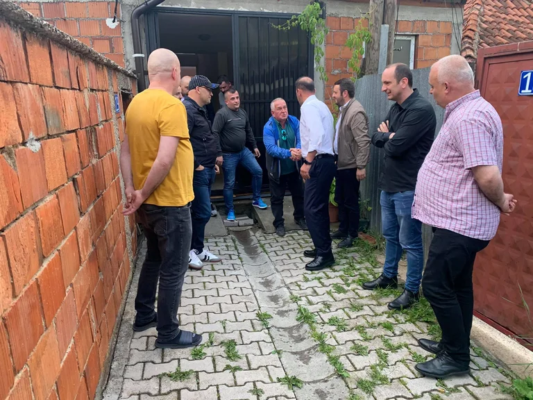 Trima Hill begrüßt Daut Haradinaj