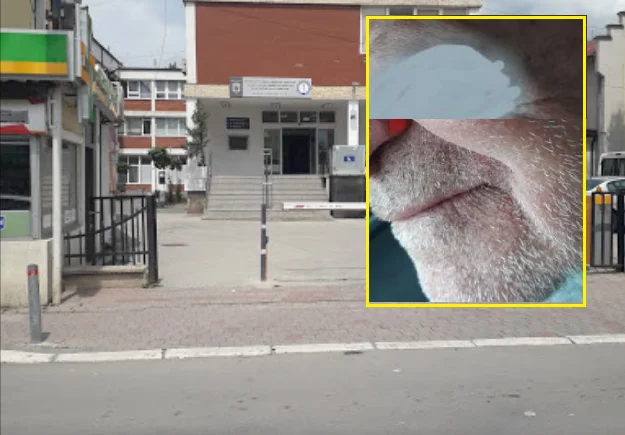 Pristina dit que la sécurité de QKMF à Pristina a battu le père boxe et coup de pied