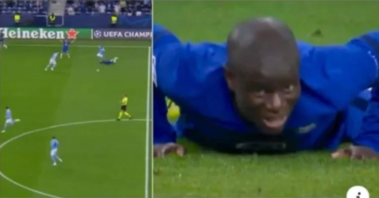 NíGolo Kante est si pur, il ne voulait pas perdre de temps à la fin de la finale hier soir.