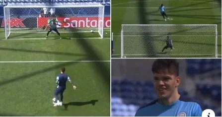 Chelsea rezará para que la final no vaya a la pena después de este video de Ederson está en entrenamiento.