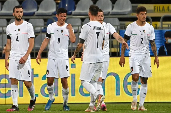 Italia gana goles contra San Marino