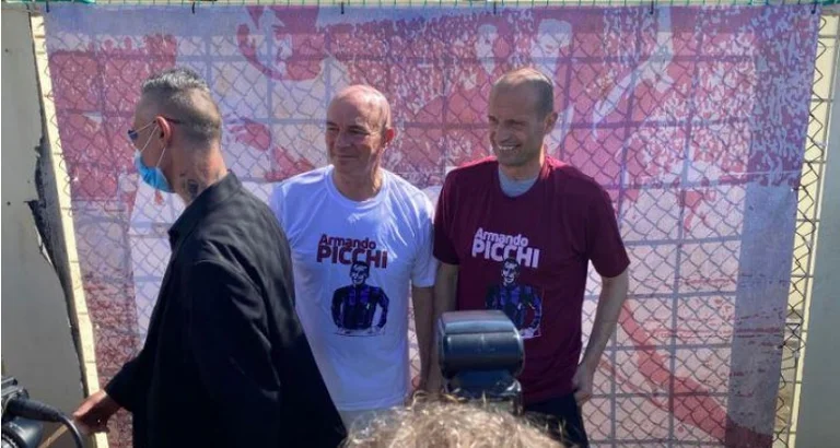 It was officially called Yu's coach, but Allegre was away from Turin at the moment of the news release.
