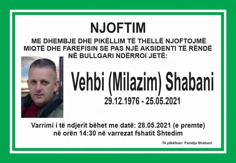 Heute begraben 45-Jährige in Bulgariens Unfall